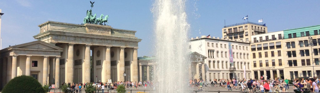 Die Quadriaga auf dem Brandenburger Tor in Berlin